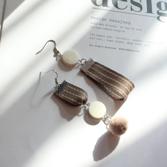 Geometric Earrings Lovely Earrings handmade earrings for her - Picture 3 of 7